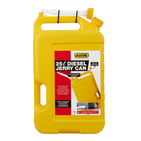 Addis 25 litre Diesel Jerry Can (yellow) Buy Online in Zimbabwe thedailysale.shop