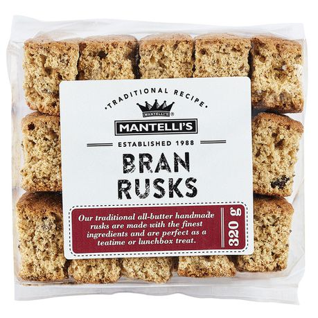 Mantelli's Rusks Homestyle - Bran 2 X 320G Buy Online in Zimbabwe thedailysale.shop