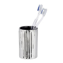 Load image into Gallery viewer, Wenko - Toothbrush Tumbler - Polaris Range - Silver Riff - Ceramic
