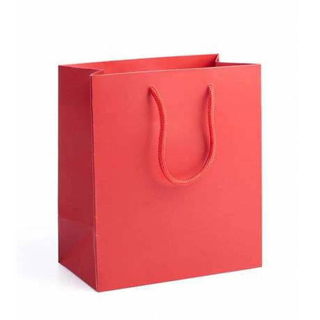Xmas Red Medium Gift Bag 4 pc