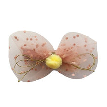 Load image into Gallery viewer, Girly &amp; Soft Bow Fabric Hair Clip - Pink
