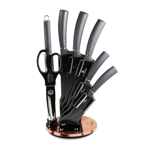 Berlinger Haus 8 Piece Knife Set - Black