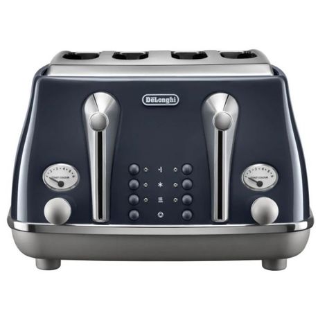 Delonghi Icona Capitals 4 Slice Toaster - London Blue - CTOC4003.BL Buy Online in Zimbabwe thedailysale.shop