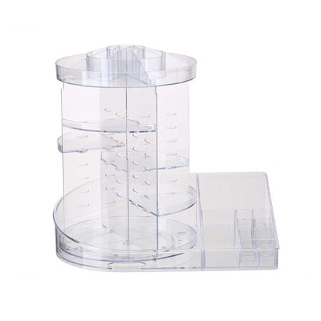 BubbleBean - Elite Acrylic 360 Rotating with Side Compartment Organizer Buy Online in Zimbabwe thedailysale.shop