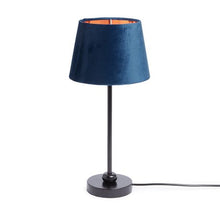Load image into Gallery viewer, George &amp; Mason - Stem Lamp with Navy Shade
