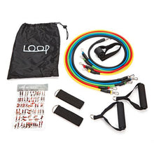 Load image into Gallery viewer, Loop Exercise Resistance Band Set - 11 Piece

