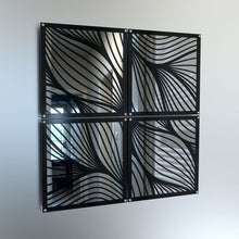 Load image into Gallery viewer, Infinity Tree - Mirror and Satin Black Metal Wall Art Home Décor 80x80cm
