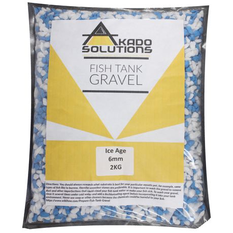 Akado Ice Age Gravel for Aquarium 2Kg - 6mm Buy Online in Zimbabwe thedailysale.shop