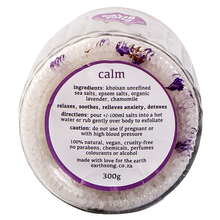 Load image into Gallery viewer, Lavender &amp; Chamomile Essential Oil Bath Salts - Calm

