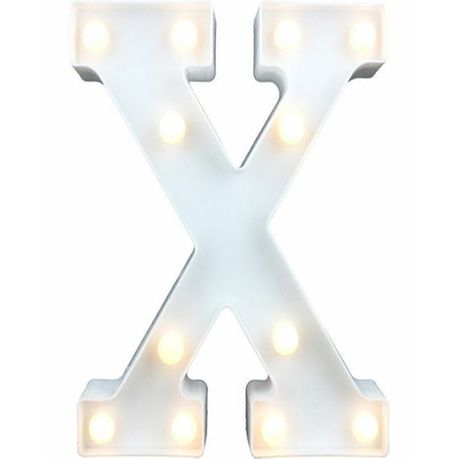LED Lights Letter -X