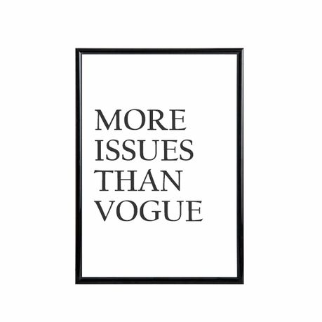 Vogue Issues Poster - A1 Buy Online in Zimbabwe thedailysale.shop