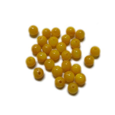 BEAD COOL - Shell Bead -Yellow Colour - 270pcs (Dia 4mm with 0,5mm hole) Buy Online in Zimbabwe thedailysale.shop