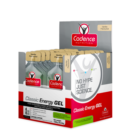 Cadence Nutrition Classic Energy Gel Vanilla - 30 x 36g Buy Online in Zimbabwe thedailysale.shop