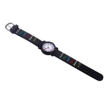 Load image into Gallery viewer, JNEW Fashion Black Waterproof Kids Quartz Watch

