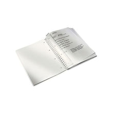 Load image into Gallery viewer, Leitz: A4 Ruled Perforated Punched WOW N/book Wire Bound - Ice Blue
