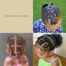 Load image into Gallery viewer, 300 Piece Ponytail Elastic Translucent Rubber Hair Ties Bands Girls - Pastel
