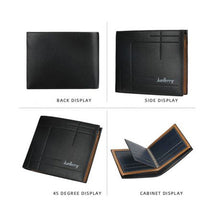 Load image into Gallery viewer, Baellerry Men's Hamilton PU BiFold Wallet Black

