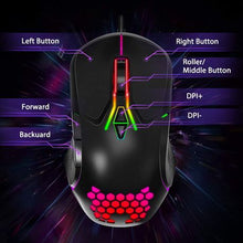 Load image into Gallery viewer, Onikuma RGB USB Optical Gaming Wired Mouse

