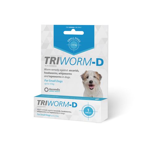 TRIWORM-D Worming Remedy in Small Dogs Buy Online in Zimbabwe thedailysale.shop