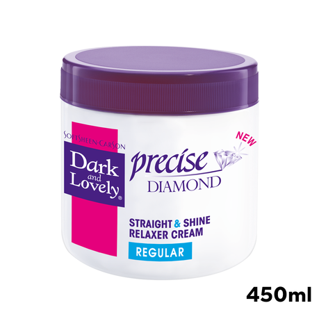 Dark and Lovely Precise Diamond Straight And Shine Relaxer Regular - 450ml