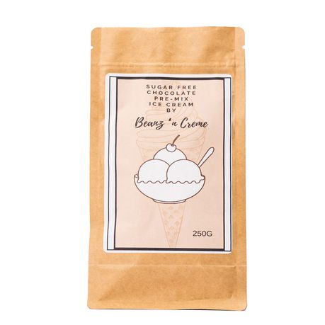Beanz n Crème Chocolate Sugar Free Ice Cream Premix 250g Buy Online in Zimbabwe thedailysale.shop