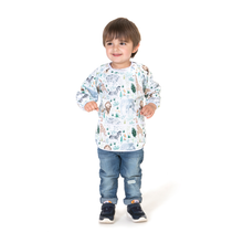 Load image into Gallery viewer, Trendlings Long Sleeve Waterproof Bib/Apron - 1-3years - Safari
