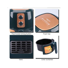 Load image into Gallery viewer, Large Capacity Kitchen Electric Air Fryer-4.8L-Black
