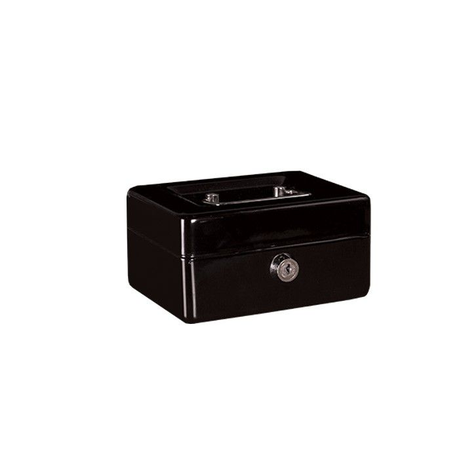 6 Inch Metal Cash Box - Black Buy Online in Zimbabwe thedailysale.shop