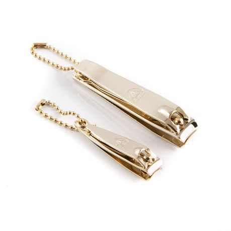 Kellermann Nail Clippers Large and Small - Gold-Plated FU 8129 G - 2 Piece Buy Online in Zimbabwe thedailysale.shop