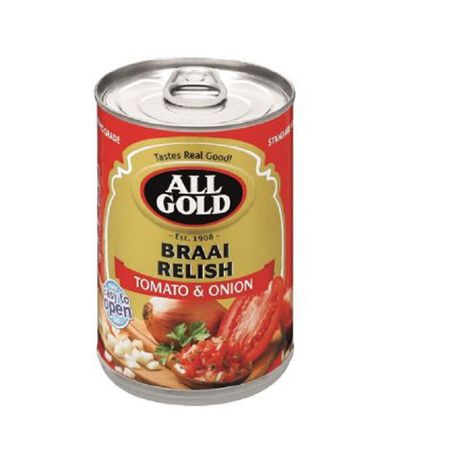 All Gold - Braai Relish 12x410g Buy Online in Zimbabwe thedailysale.shop