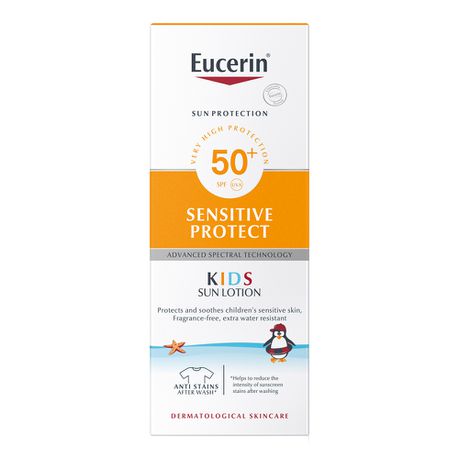 Eucerin Kids Sun Spray Sensitive Protect SPF 50+ 200ml Buy Online in Zimbabwe thedailysale.shop