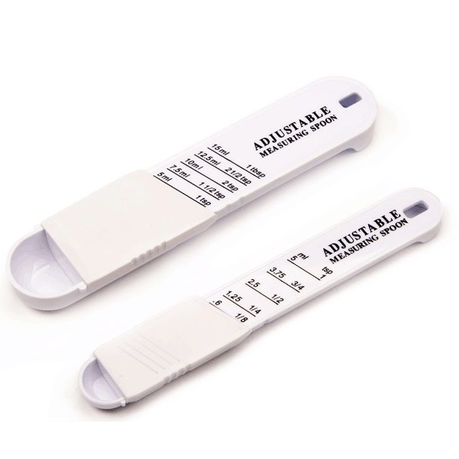 MSM - Adjustable Measuring Spoon Set for Kitchen - Set of 2 Buy Online in Zimbabwe thedailysale.shop