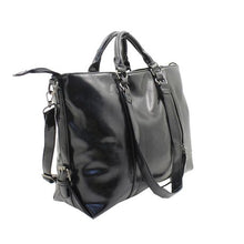 Load image into Gallery viewer, Blackcherry Briefcase Tote
