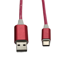 Load image into Gallery viewer, Digital Nomad Digital Accessories - LED Auto Off USB Cable - Pink - Type C
