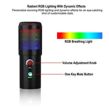 Load image into Gallery viewer, ZYF A6S USB Microphone Tripod 192KHz/24Bit With Breathing Light
