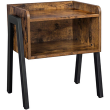Load image into Gallery viewer, Retro Rustic Chic Industrial Nightstand Stackable Side Table
