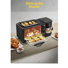 Load image into Gallery viewer, 3-in-1 Home Multi-Functional Breakfast Maker Coffee Mechanical Oven Mini
