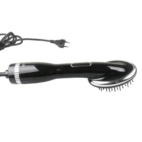 Portable 2 in 1 Grooming Hair Dryer Blower with Slicker Brush - Black Buy Online in Zimbabwe thedailysale.shop