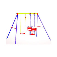 Load image into Gallery viewer, Metal Swing Set Double (Lawn Seat &amp; Swing Chair)
