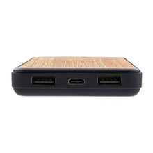 Load image into Gallery viewer, @memorii - Askas 8000 Mah Bamboo Wireless Powerbank
