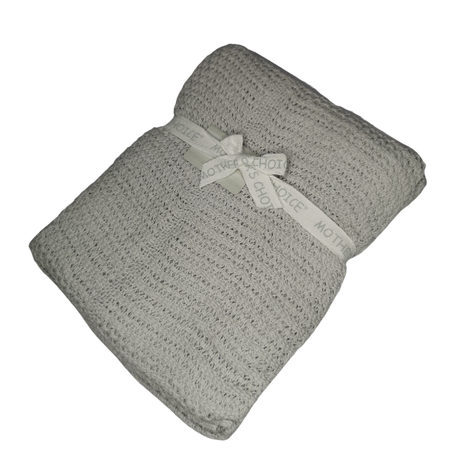 Mothers Choice - Cellular Baby Receiving Blanket - Grey Buy Online in Zimbabwe thedailysale.shop