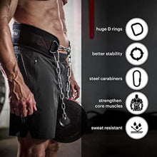 Load image into Gallery viewer, Flexi Muscles - Dip Belt with Chain for Weight Lifting.
