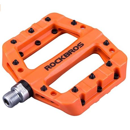 Rockbros Lightweight MTB Pedals - Orange Buy Online in Zimbabwe thedailysale.shop