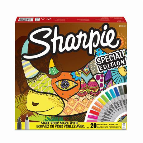 SHARPIE Perm Markers Big Pack Assted 20's Limited Edition Rhino Buy Online in Zimbabwe thedailysale.shop
