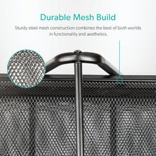 Load image into Gallery viewer, 3-Tier Wire Mesh Letter Tray Set - Black
