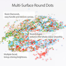 Load image into Gallery viewer, Diamond Painting DIY Kit - Full Drill Round Dot - Rainy Flower Paris Street
