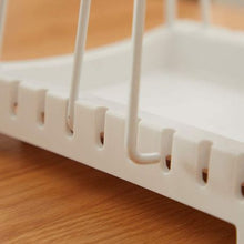 Load image into Gallery viewer, Adjustable Pot Lid/Dish Organizer - White
