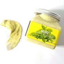 Load image into Gallery viewer, Bufftee Mint Body Scrub - Face Scrub - Skin scrub - Large 500ml Tub
