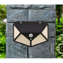Load image into Gallery viewer, 100 LED Solar Motion Wall Light - 9 Pack

