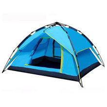 Load image into Gallery viewer, Tent-003-Bl, 3~4 Sleper 2 in 1 Tent-Blue
